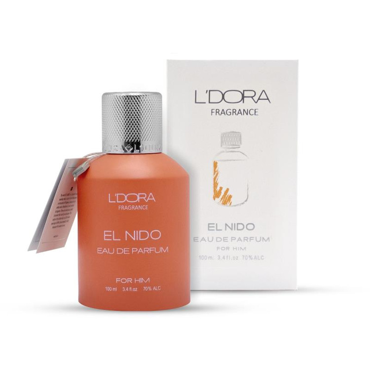 ادوپرفیوم مردانه مدل النیدو EL NIDOفرگرنس 100 میلیلیتر تارخ دار